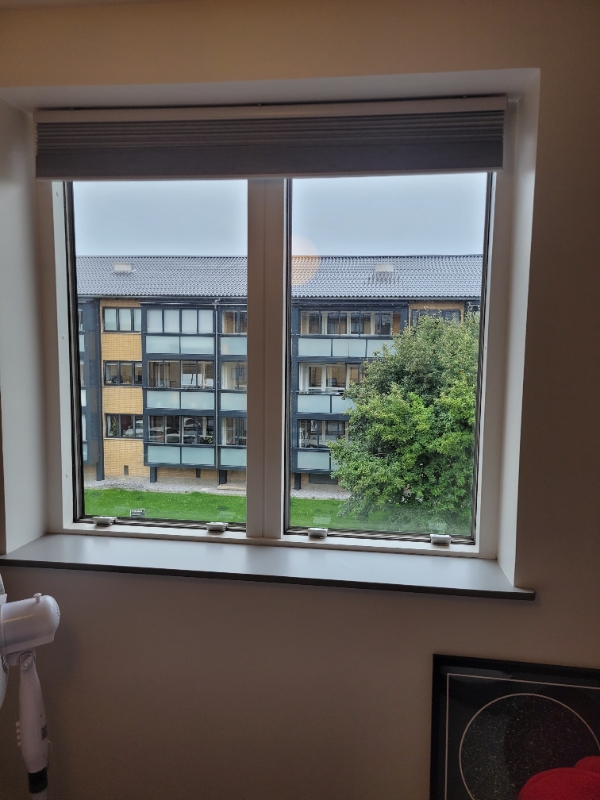 Sanering og vask af skimmelsvamp på tre vinduespartier