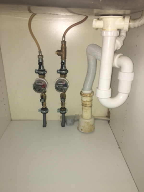 Installeret opvaskemaskine