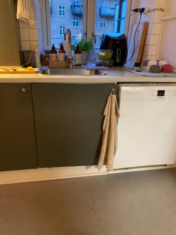 Installering af vaskemaskine