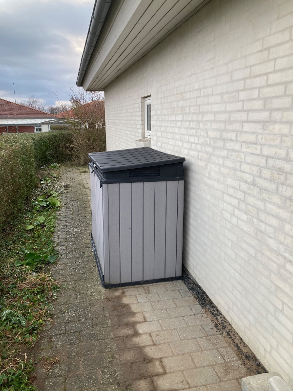 Tømning af redsskabskur