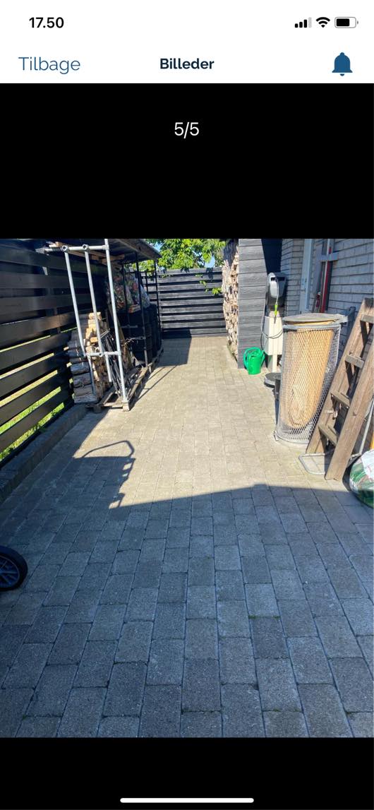 Fjerne ukrudt i indkørsel og have