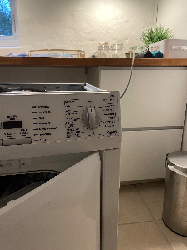 Skifte rem på tørretumbler