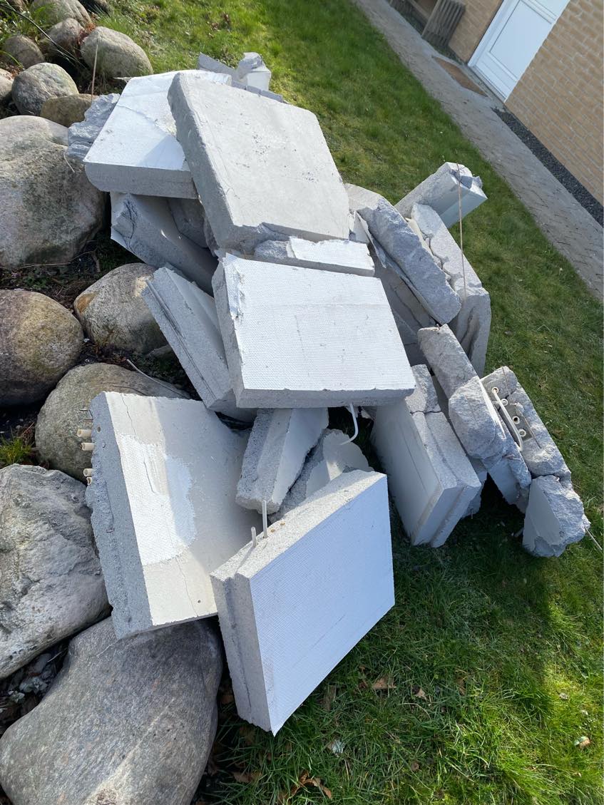 Afhentning af byggeaffald