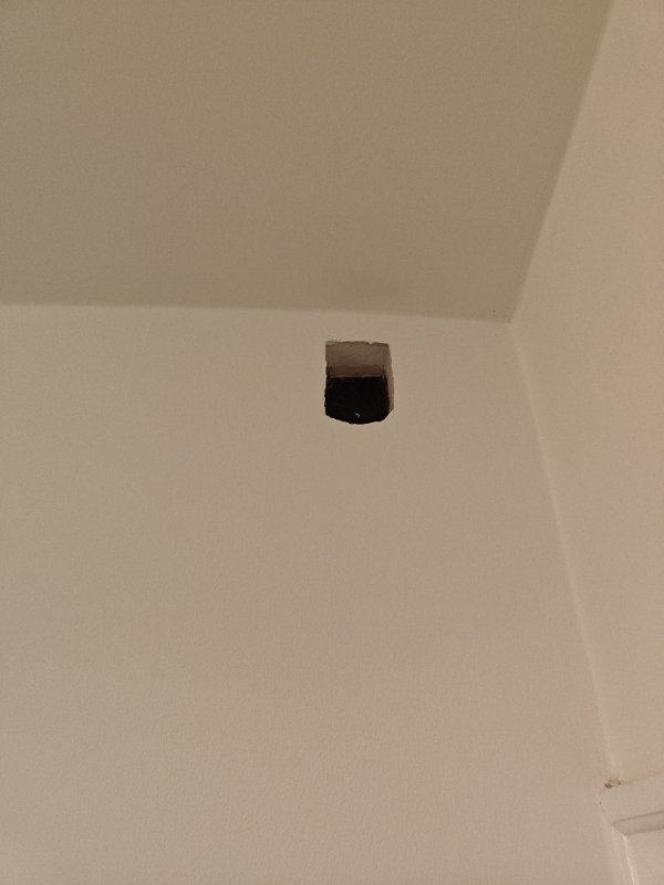 Installation af ventilator