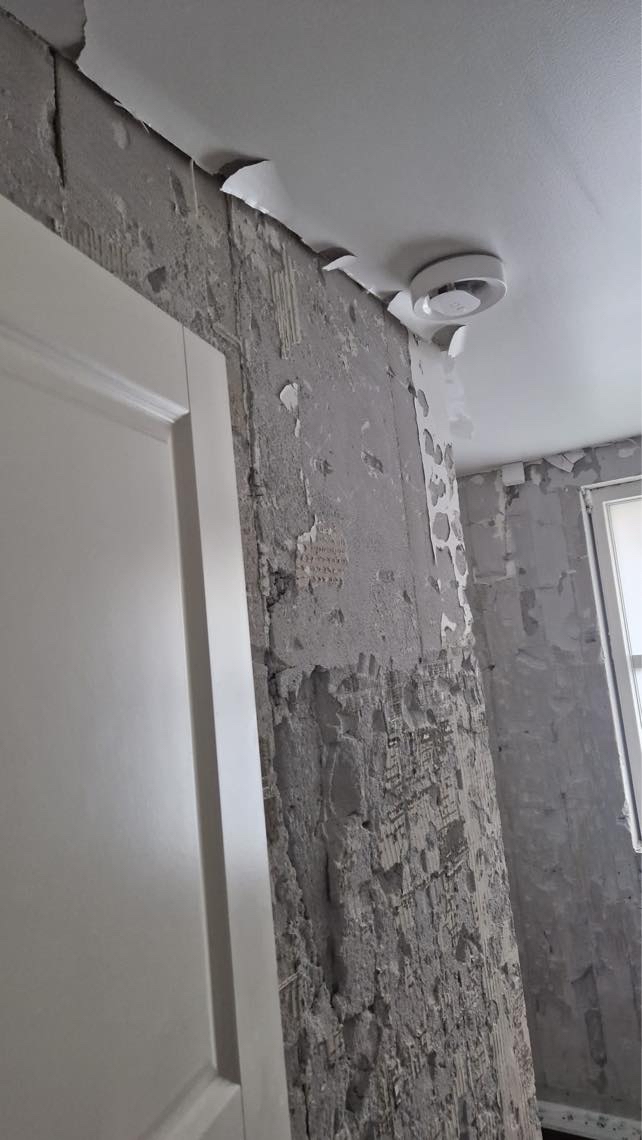 Hjælp til at male mit badeværelse og toilet.