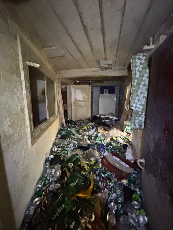 Rydning af hoarder hus