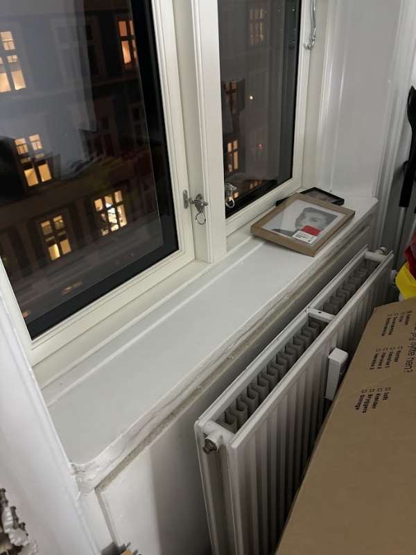 Døråbninger, paneler og vindueskarme