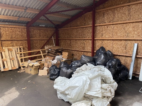 afhentning af af affald