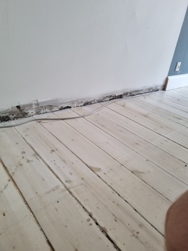 Påsætning af fodlister