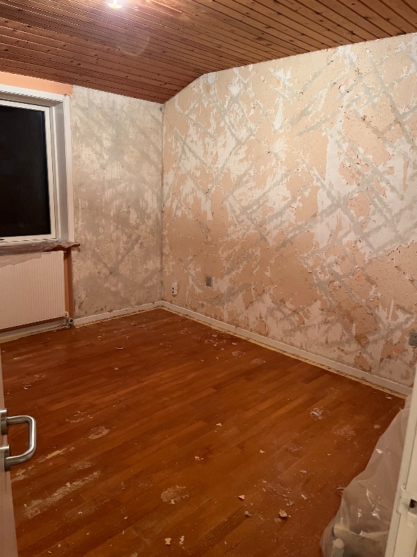 Slibning af gulve i hus