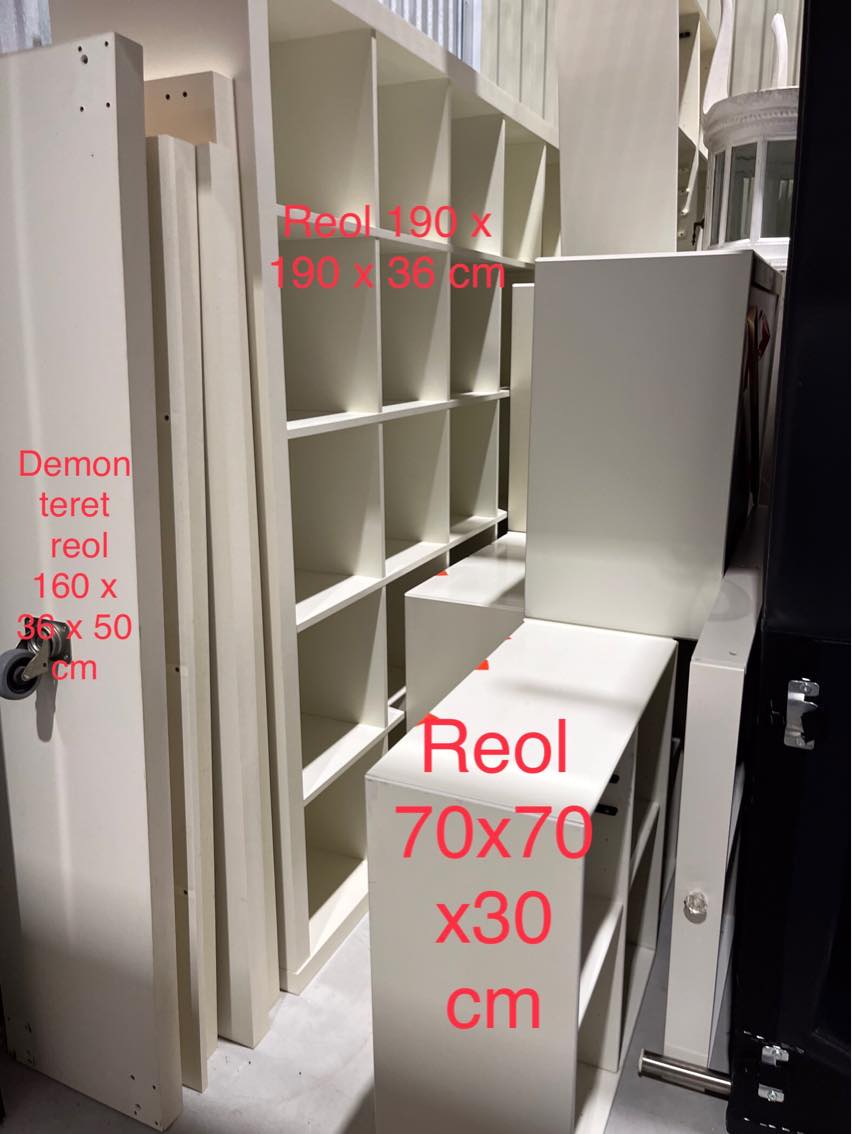 Hjælp til at flytte et par sofaer, sofabord, 11 montana-reoler, to reoler, et par stel og et fjernsyn