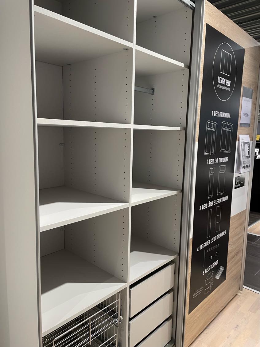 Montering garderobeskab