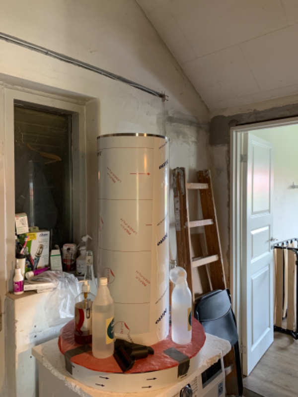 Montering af emhætte til tag