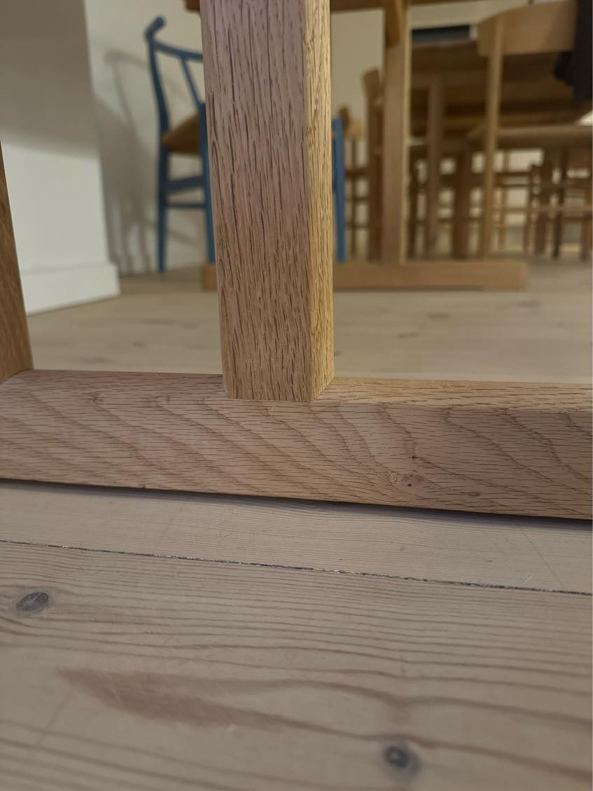 Forkorte ben på sofabord , shaker