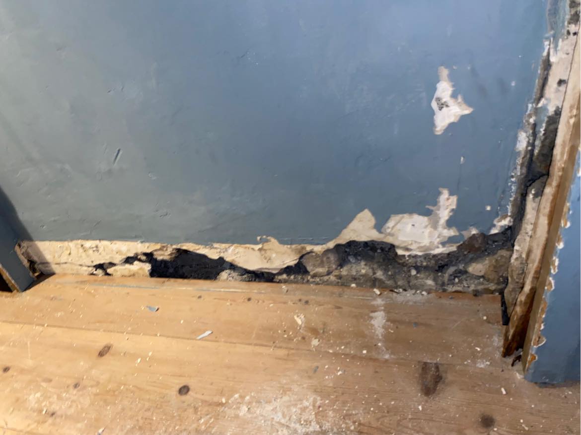 Opmuring af døråbning