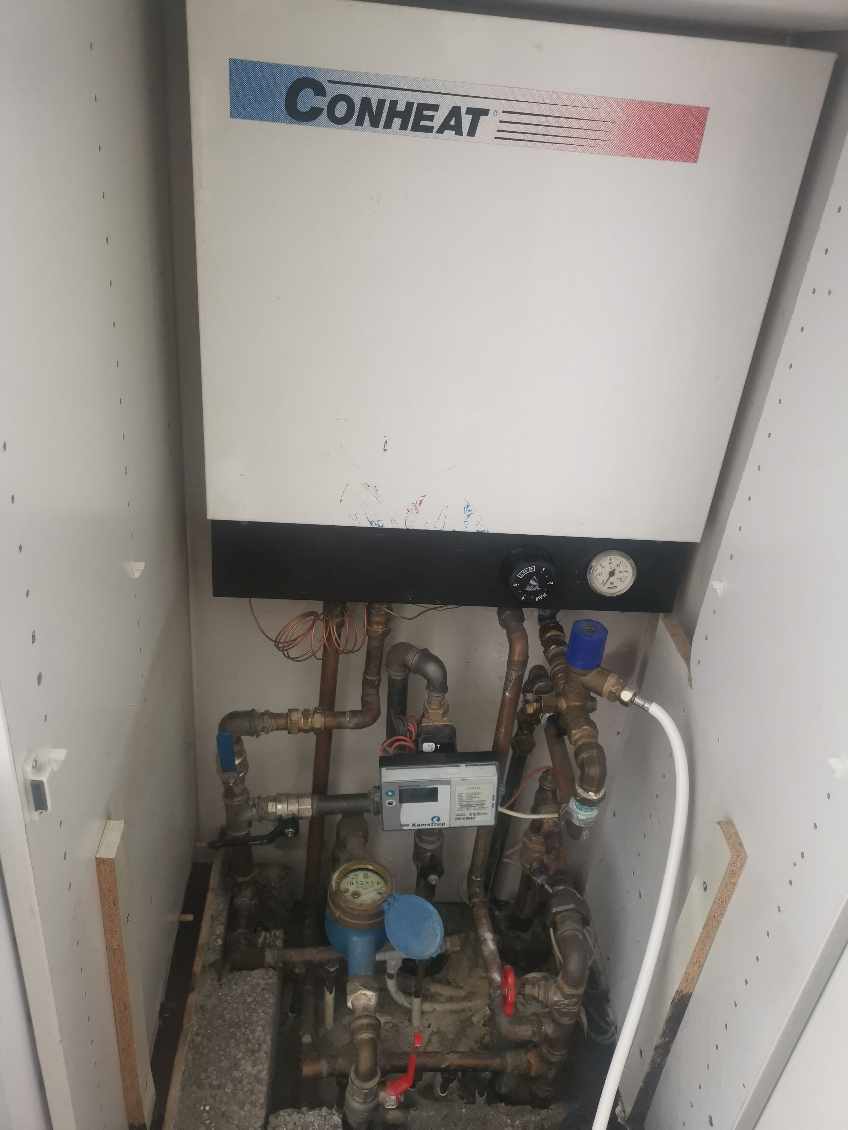 Udskiftning af vandrør + varmeveksler