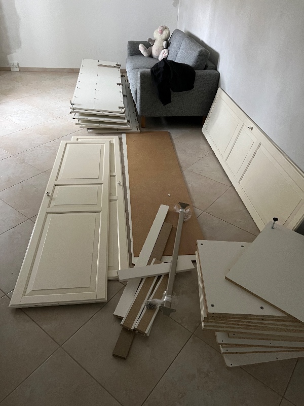 Samling af 4 ikea skabe