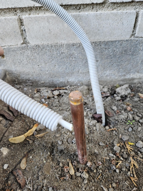 Måle og tilslutte jordspyd