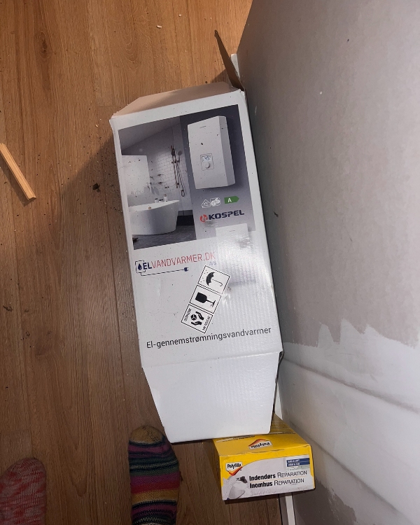 VVS koble vand til + diverse