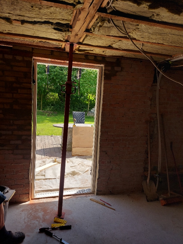 Isætning af dørkarm til terasse dør