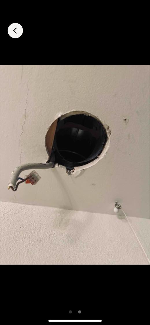 Ventilation monteres i loft