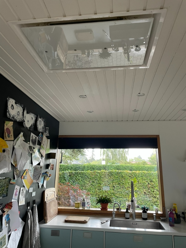 Udskiftning af emhætte