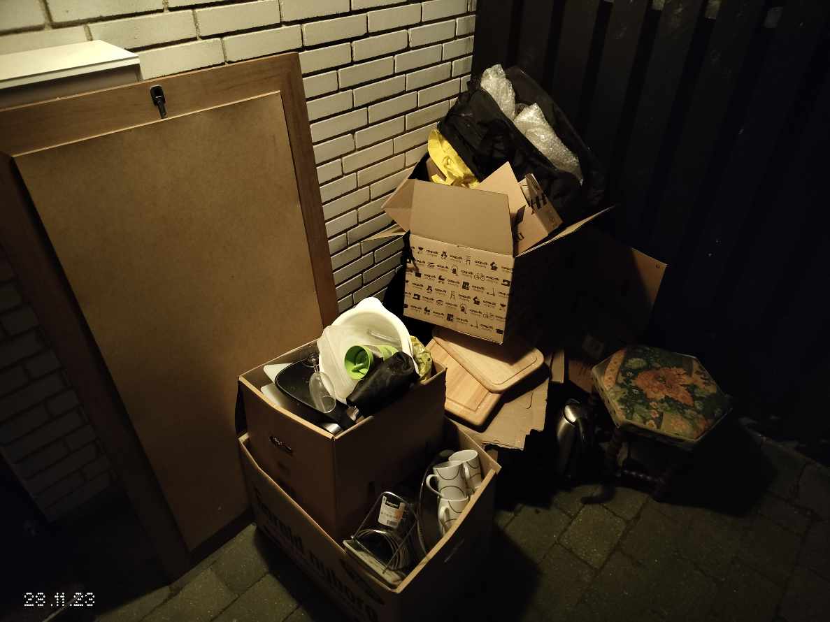 Affald til stor skrald