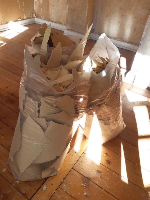 Bortskaffelse af byggemateriale