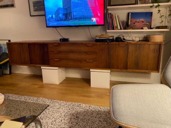 Samling af møbler - ophæng af reol