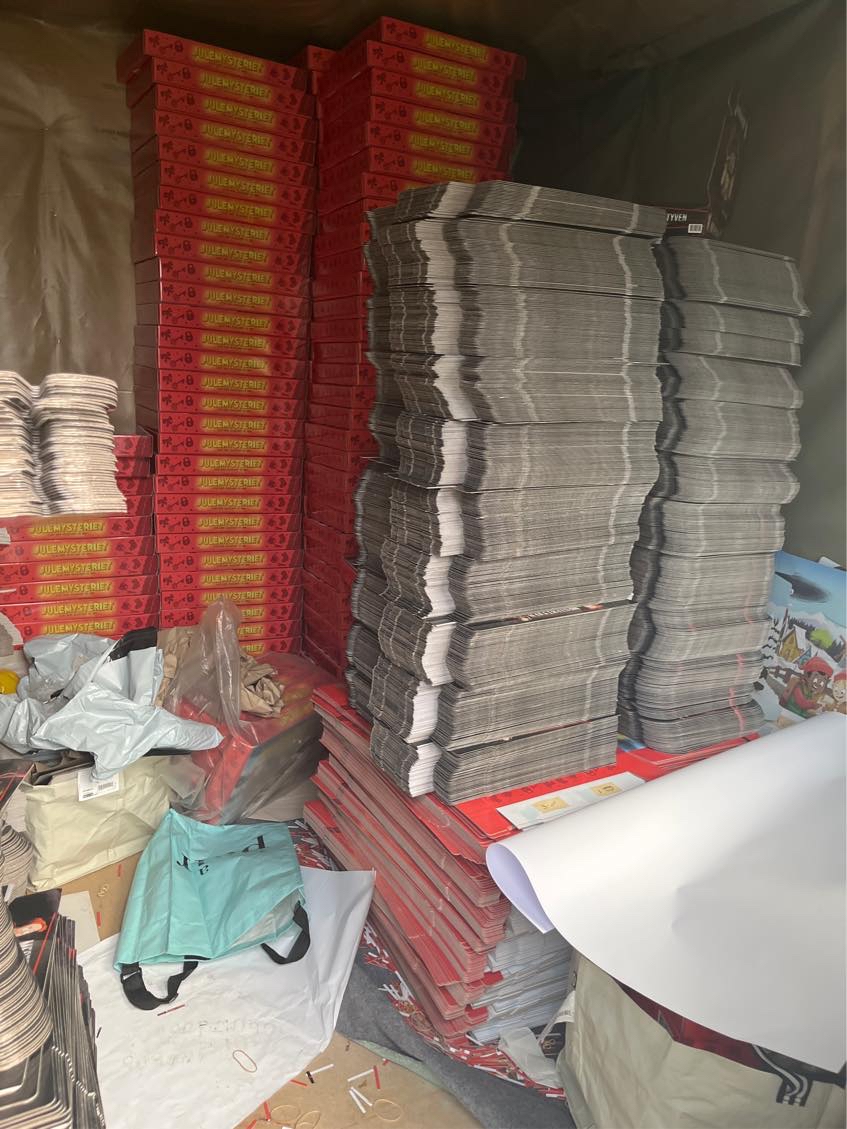 Flyttet lille varelager