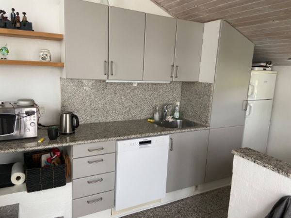 Maling af køkkenlåger - antracitgrå