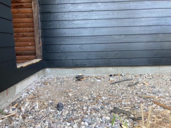 Træterrasse til sommerhus
