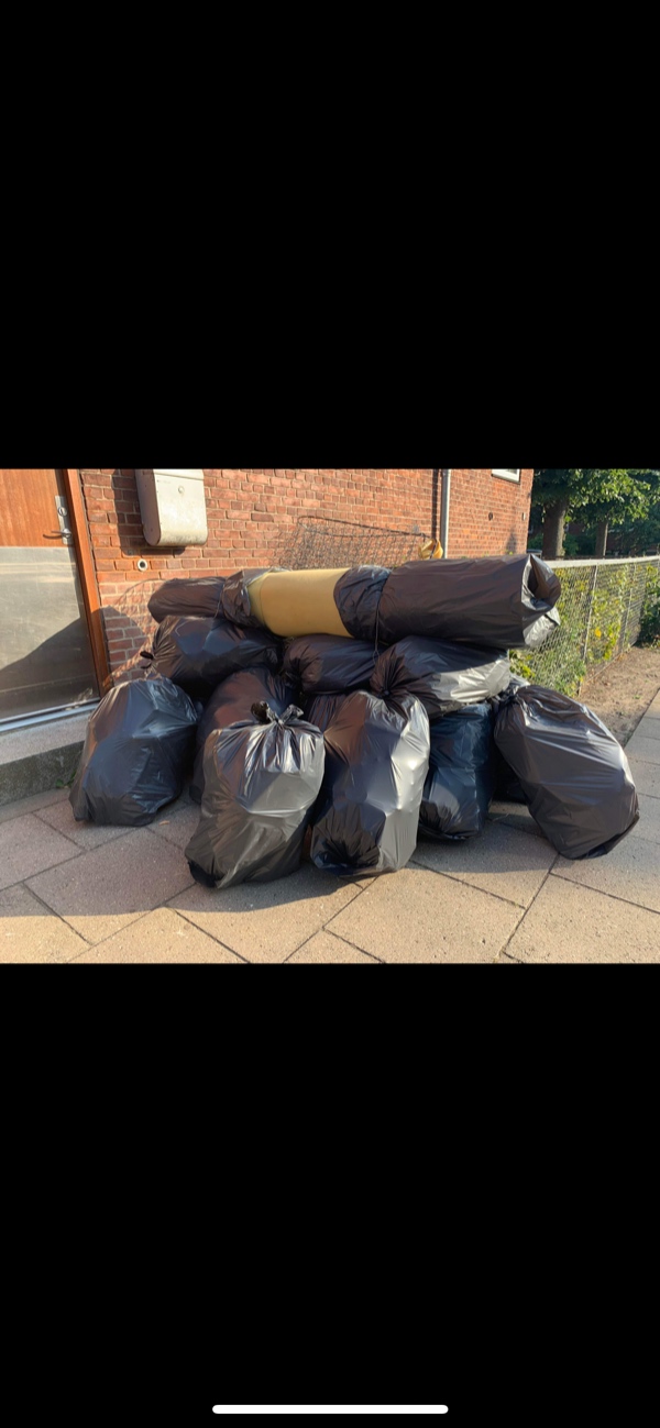 Hjælp til at flytte skrald til genbrugsstation