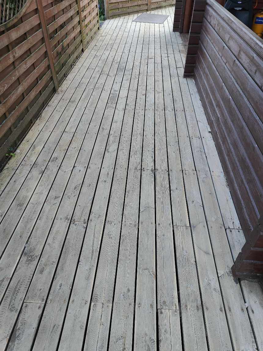 Maling af terrasse