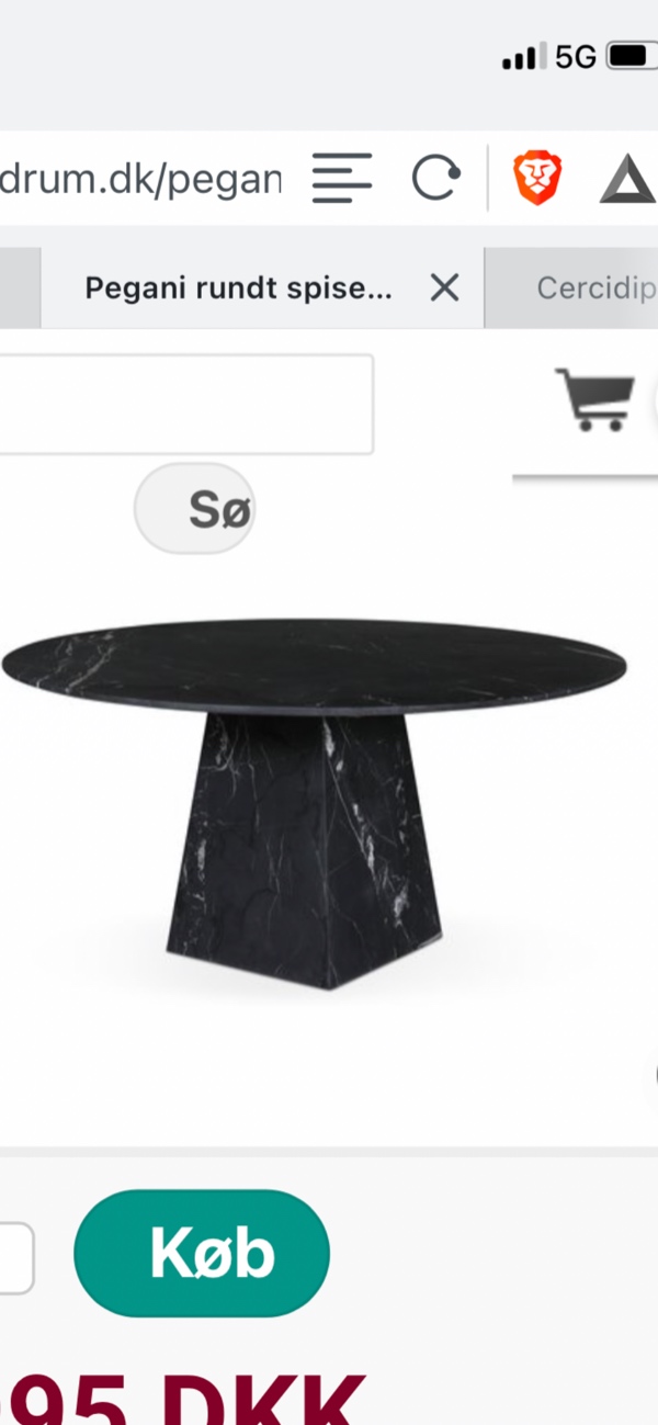 Bære spisebord ind ved modtagelse samt samle det