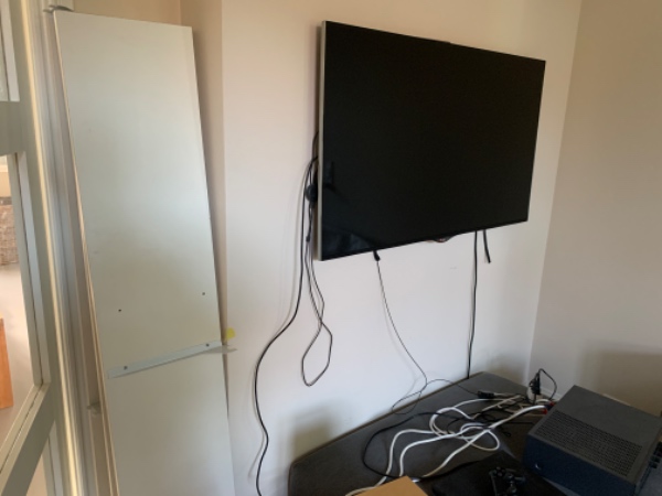 Sætte fem spots op i loft