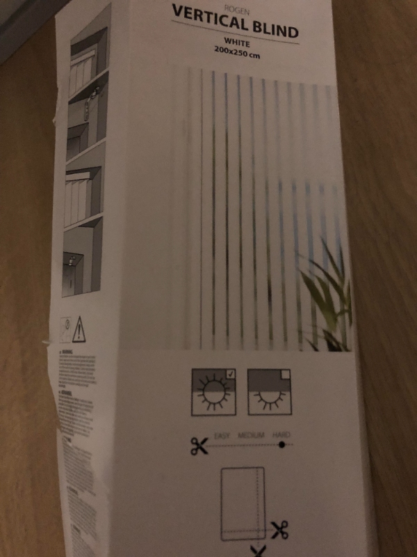 Montering af to lamelgardiner