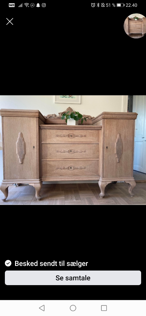 Afhentning af skænk