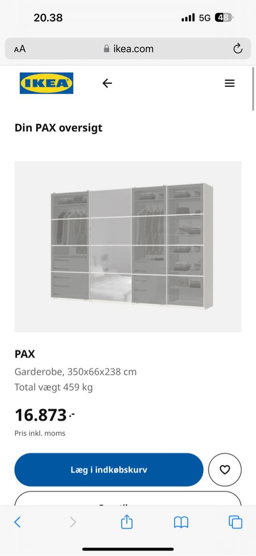 Hjælp til at samle ikea pax skab