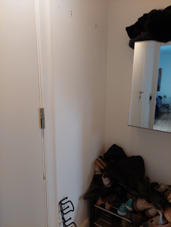 Ophængning af knagerække