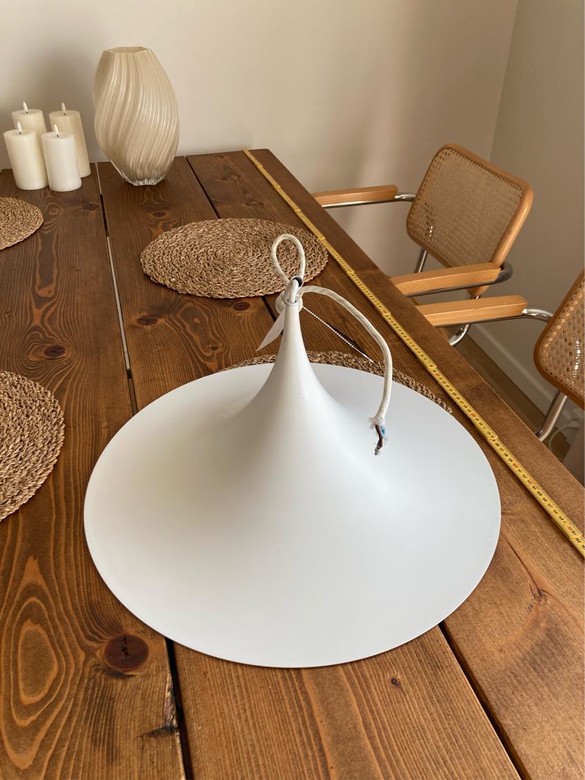 Have skiftet fatninger og stofledning på 2 loftslamper ( pendler )