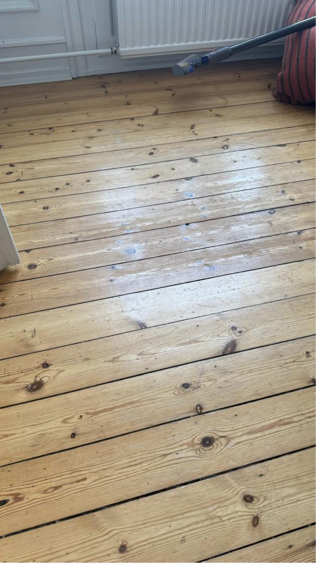 Slibe gulv og lakering