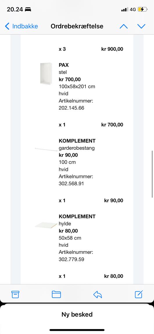 Samle et skab og vitrineskab