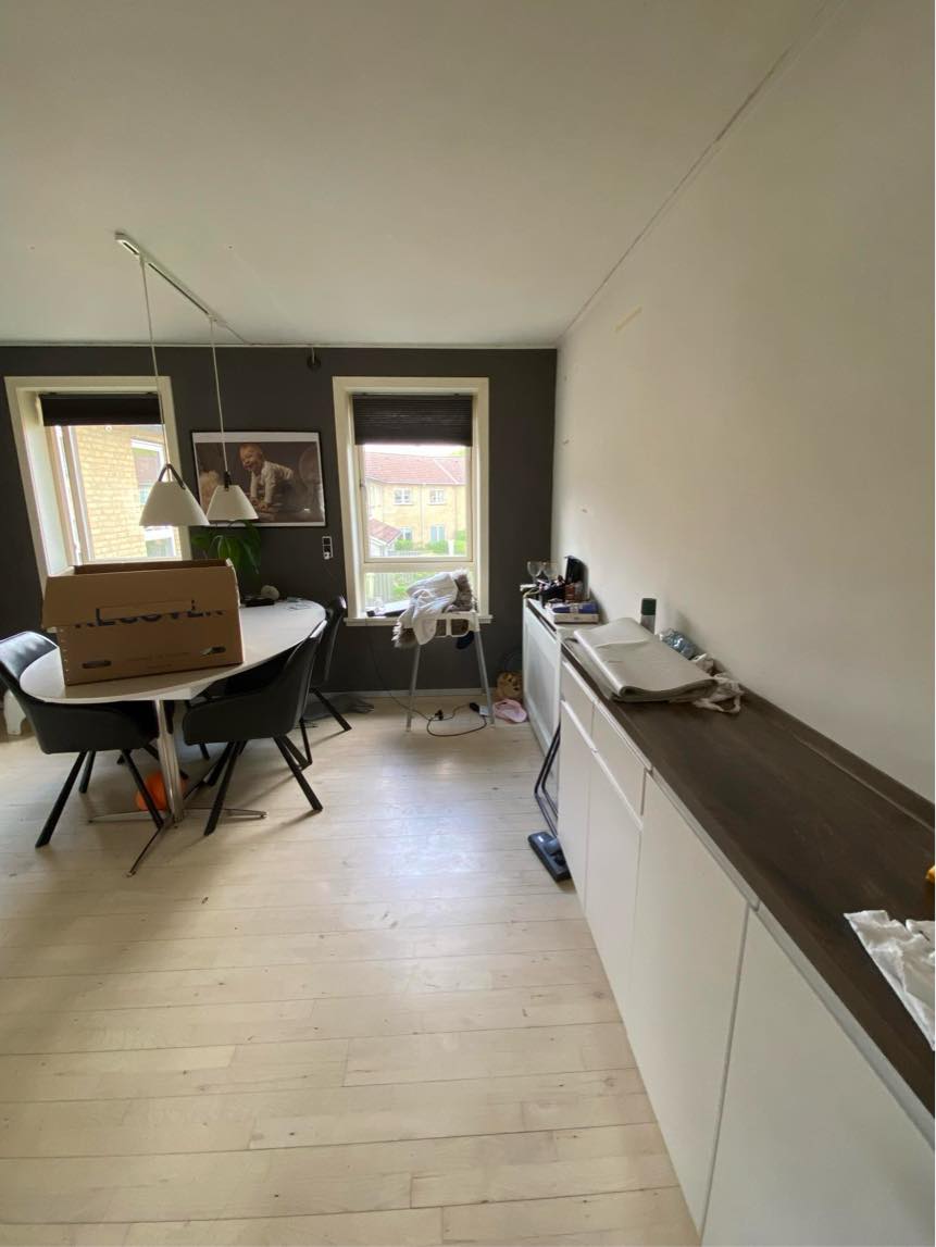 Male stue/køkken alrum