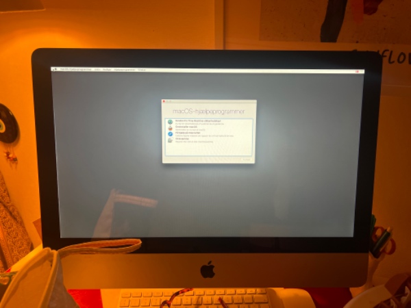Hjælp til Mac OS hjælpeprogram på IMAC 2011