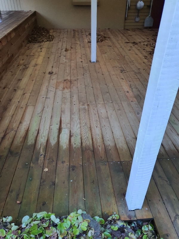 Bytte tag over udekøkken