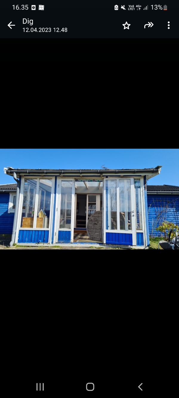 Udvendig maling af kolonihavehus