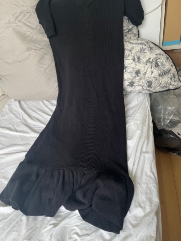 Oplægning af kjoler og ærmer på cardigans