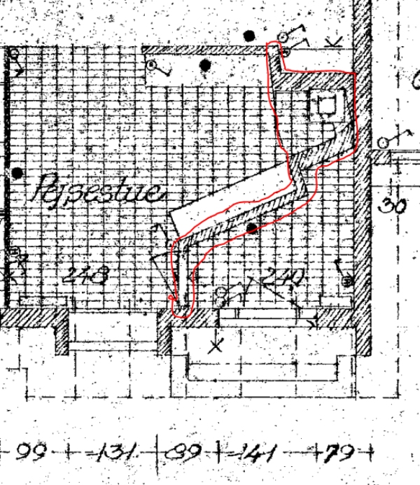 Nedrivning af opmuret pejs samt skorsten