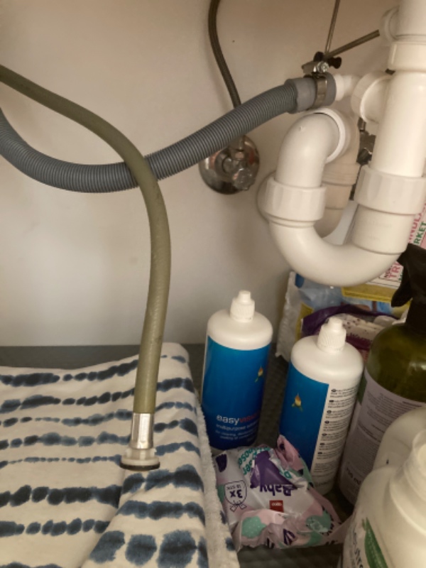 Tilslutning af vaskemaskine